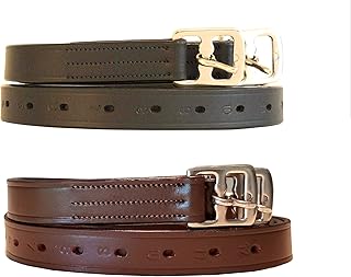 'SIE EQUESTRIAN 45”/ 48” / 54” / 56'' / 60” English Stirrup Leathers Kids/Adult'
