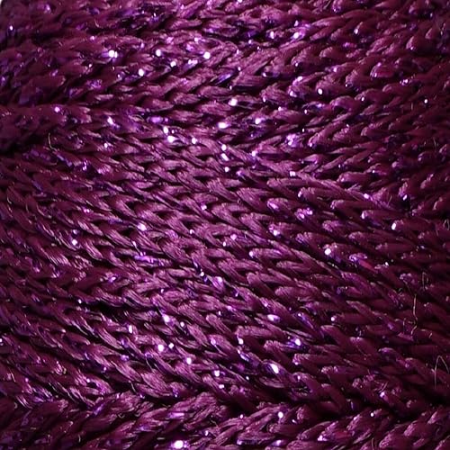 Miniatura 2 de Cordón de macramé de poliéster de alta calidad de 0.059 in x 153 yardas, cuerda colorida, hilo de ganchillo, suministros de macramé para colgar la