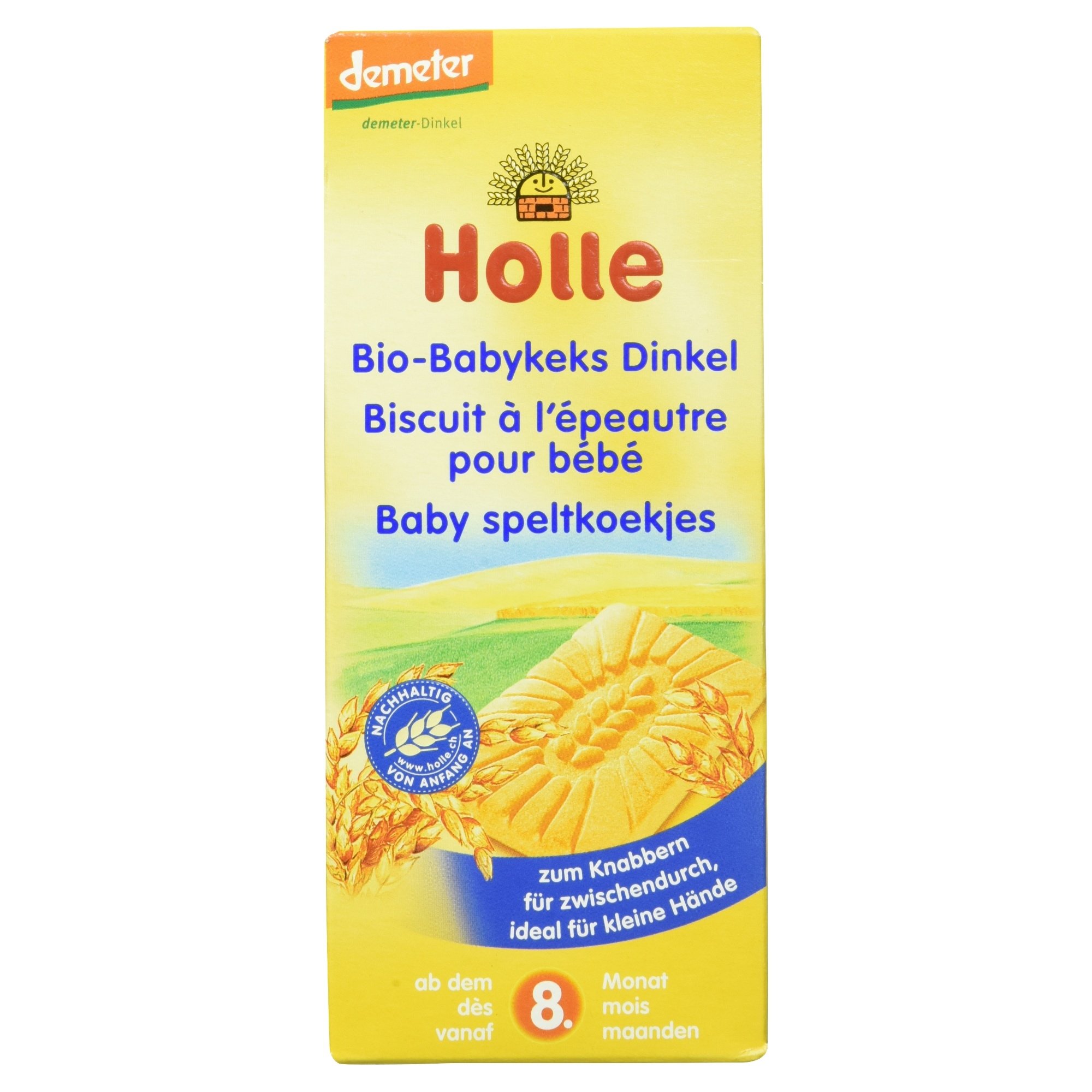 Holle Bio-Babykeks Dinkel 150 g Demeter ab 8 Monaten