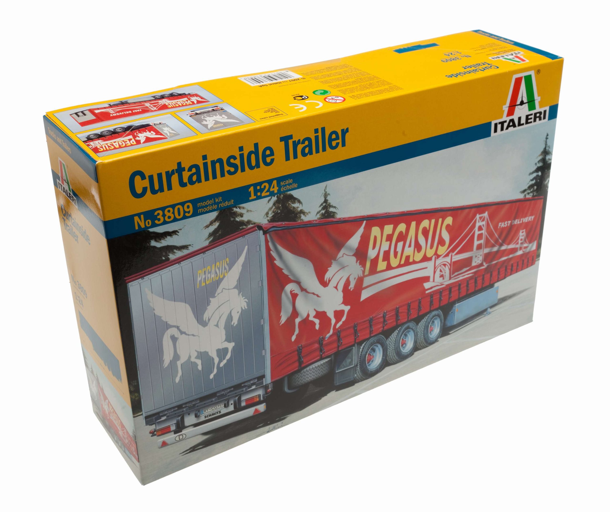 Curtainside Trailer 1/24 Italeri