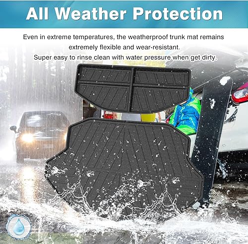 Miniatura 5 de Mixsuper Liner Frunk - Alfombrilla para maletero para Ford F-150 Lightning 2022-2025, accesorios para todo tipo de clima, alfombrillas de