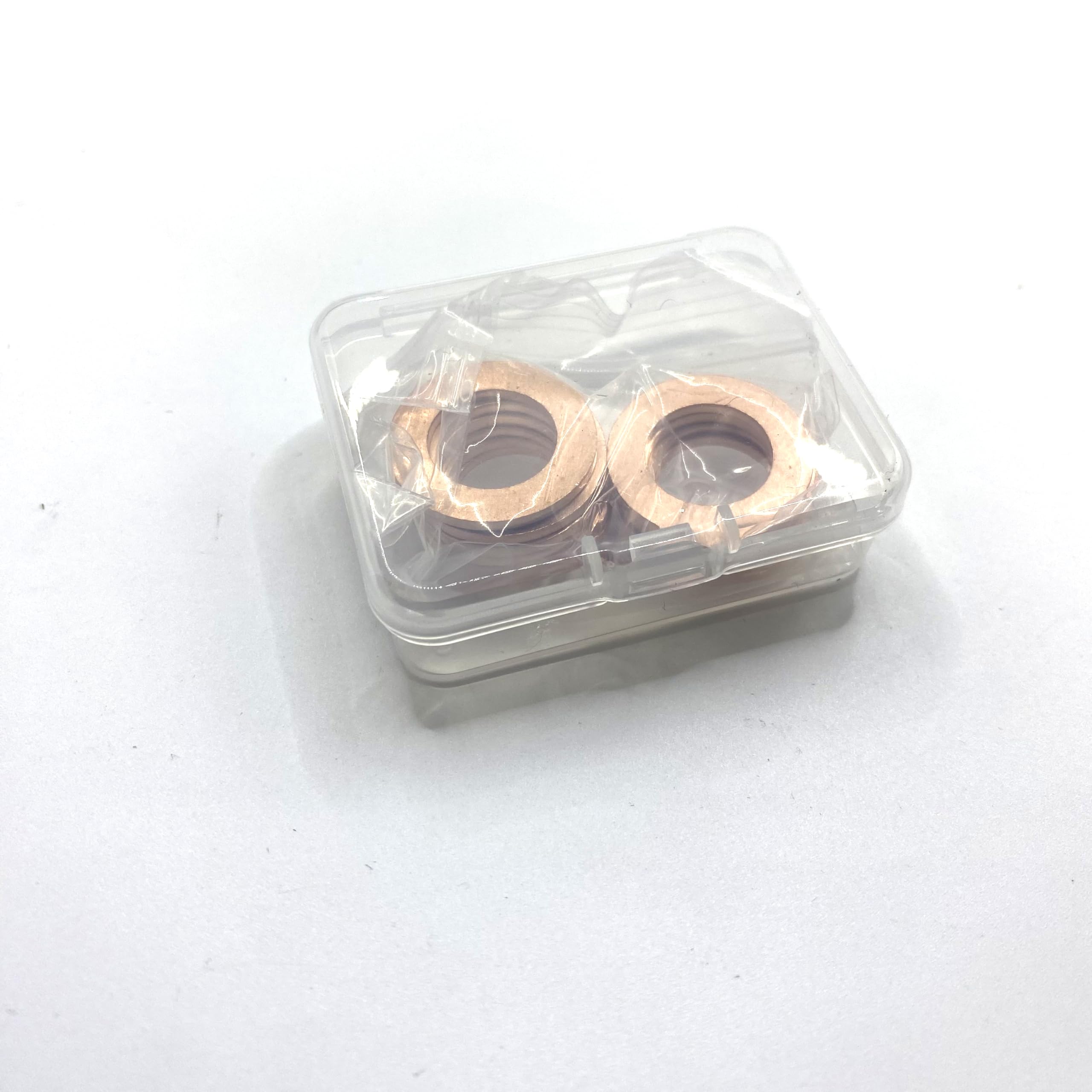 ドレンワッシャー バイク用 汎用 M12 内径 12mm× 外径 20mm× 厚み 1.5mm 10 個入り 銅製 AODW12-10 - 2