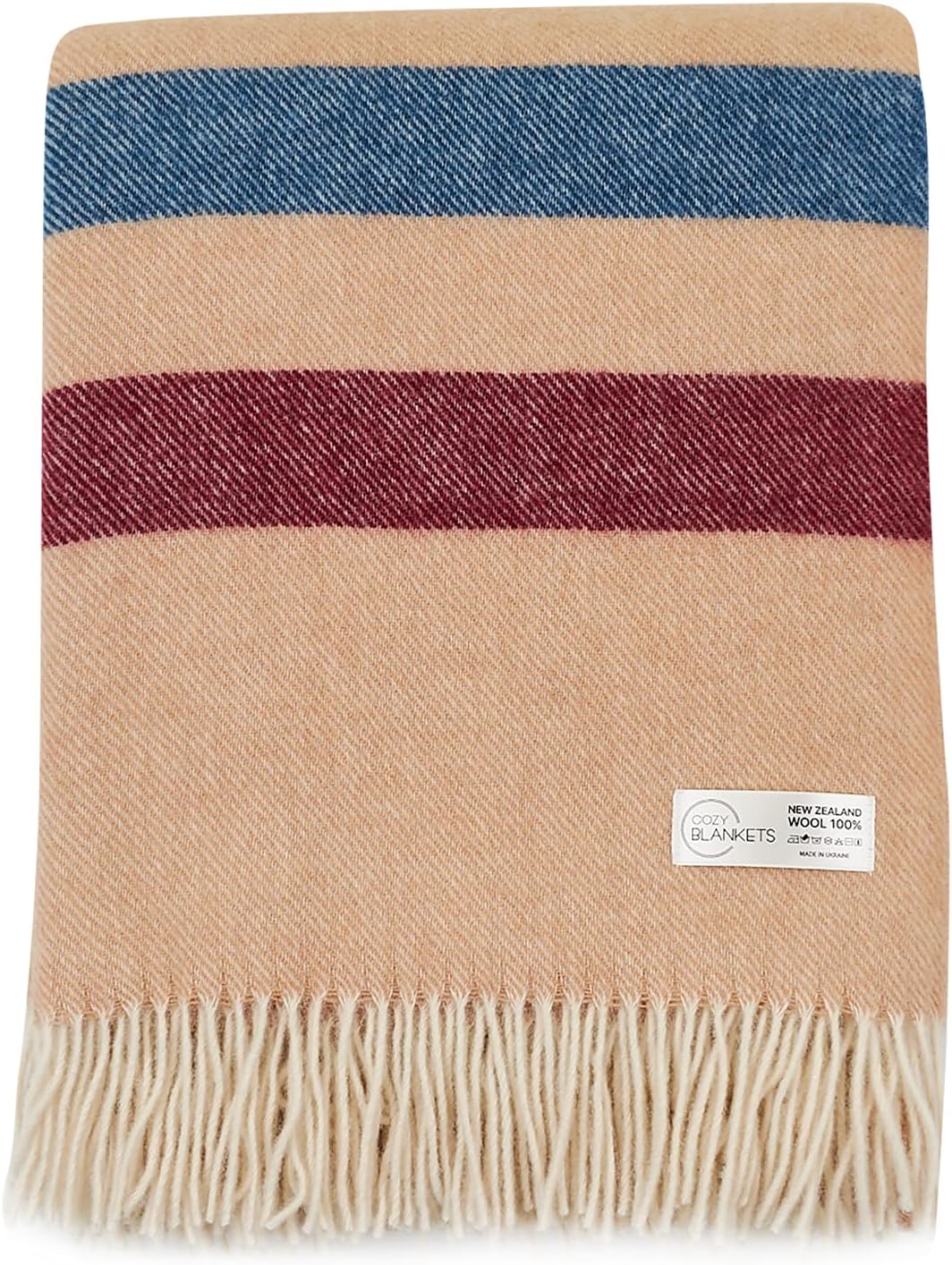 Buy Cozy Blankets Wool BlanketThrow 100 New Zealand Wool 55"x79