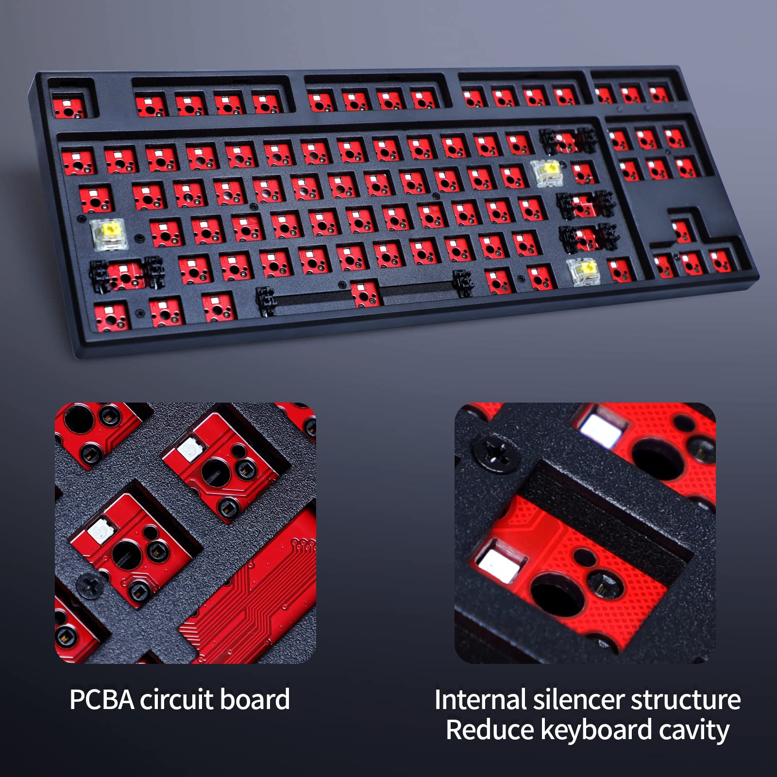 Custom Keyboard Kit Gk Rgb Hot Swappable For Mechanical Diy Keyboard My XXX Hot Girl