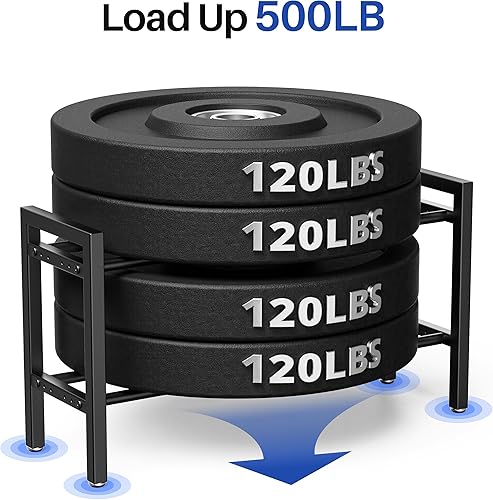 Miniatura 4 de Soporte para mancuernas de 2 niveles y 32 pulgadas de longitud, ajustable, para gimnasio en casa (solo bastidor)