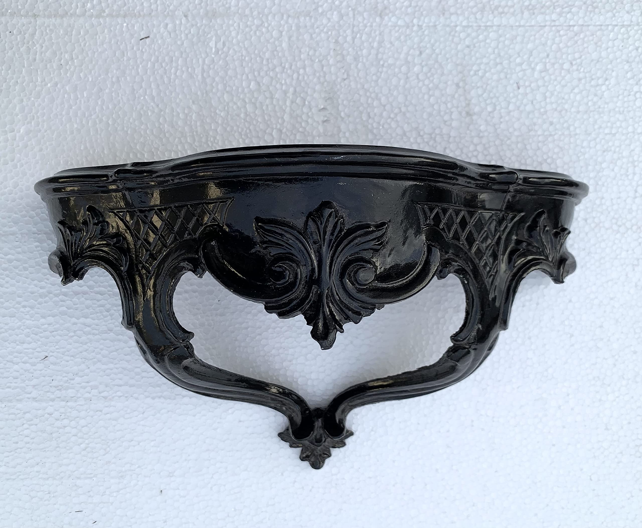 2 X Table Console M Antique Baroque Rococo Rétro Murale Rouge 31x21x12cm Miroir