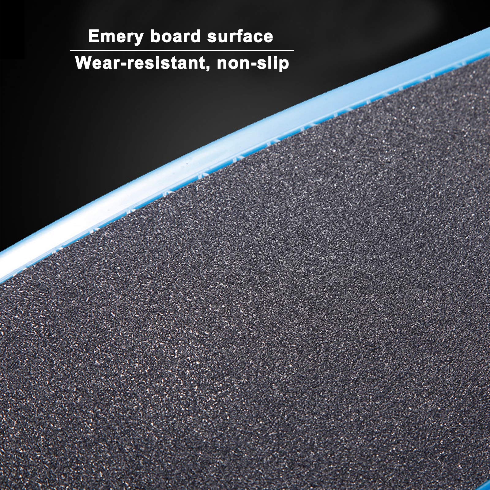 Skateboard Planche à roulettes Givrée de 22"avec Roues Clignotantes à LED et Outil en T, Skateboard Mini Cruiser Résistant à l'usure pour Enfants, Adolescents, Garçons et Filles