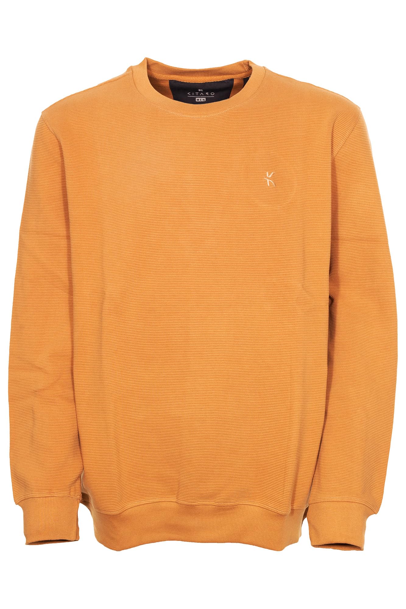 Kitaro Sweatshirt Rundhals Baumwolle Herren Pulli