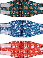 Vista 47 de CuteBone - Pañal para perro macho, talla mediana, DM11M