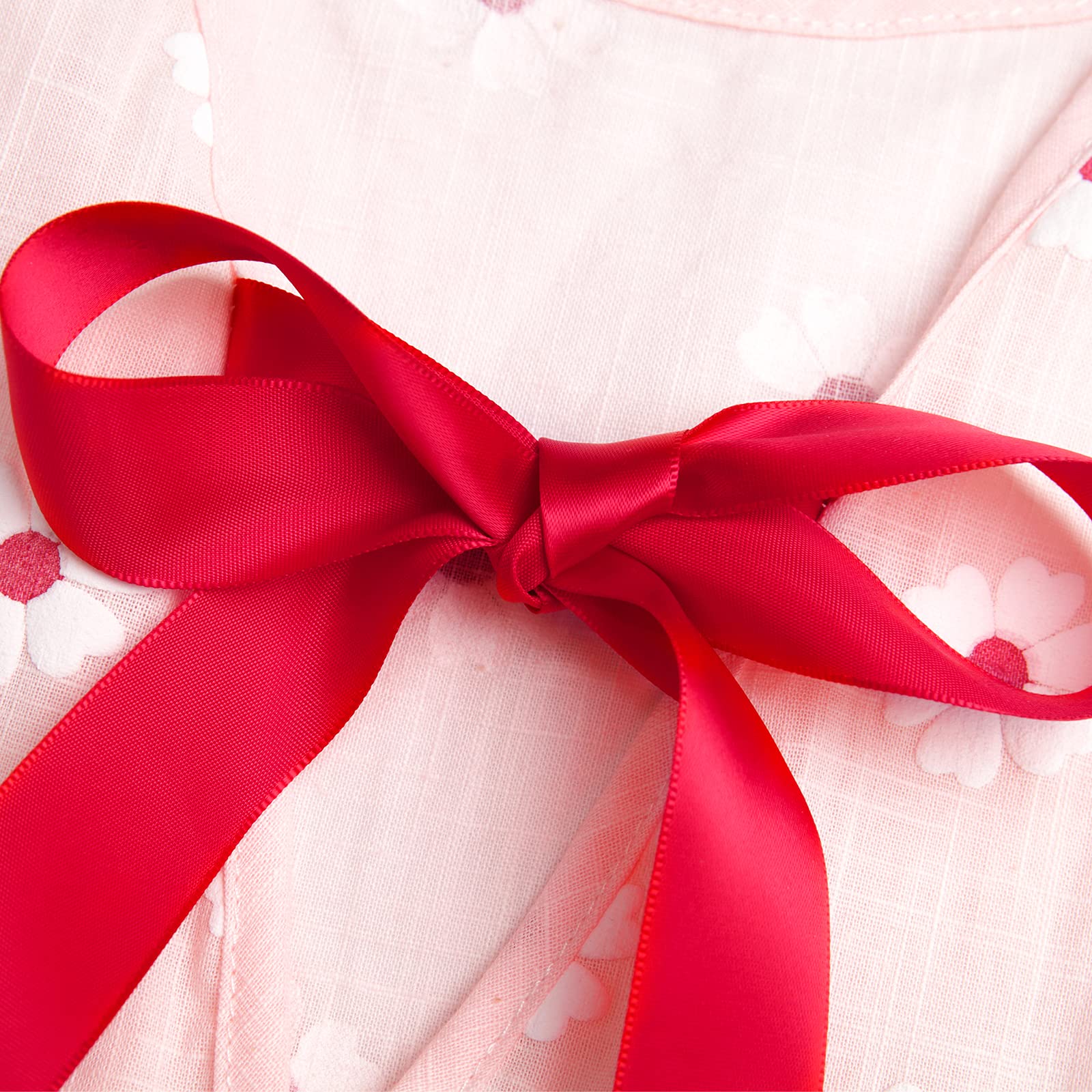 amropi Vestito Margherita Stampa Vestiti Bambina Abito Manica Volant Abitini Estivi Bimba Abiti per 0-5 Anni