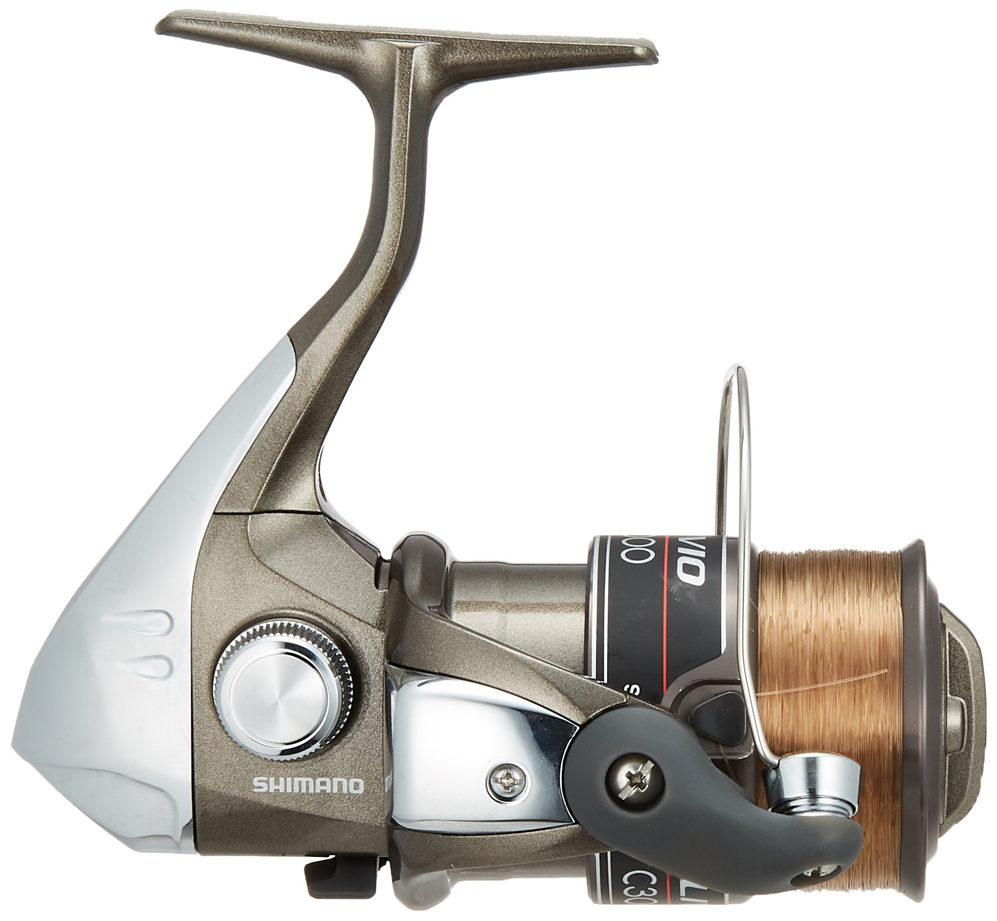 SHIMANO Alivio C3000 Spinning Reel, Nylon No. 3, 164yd (150m