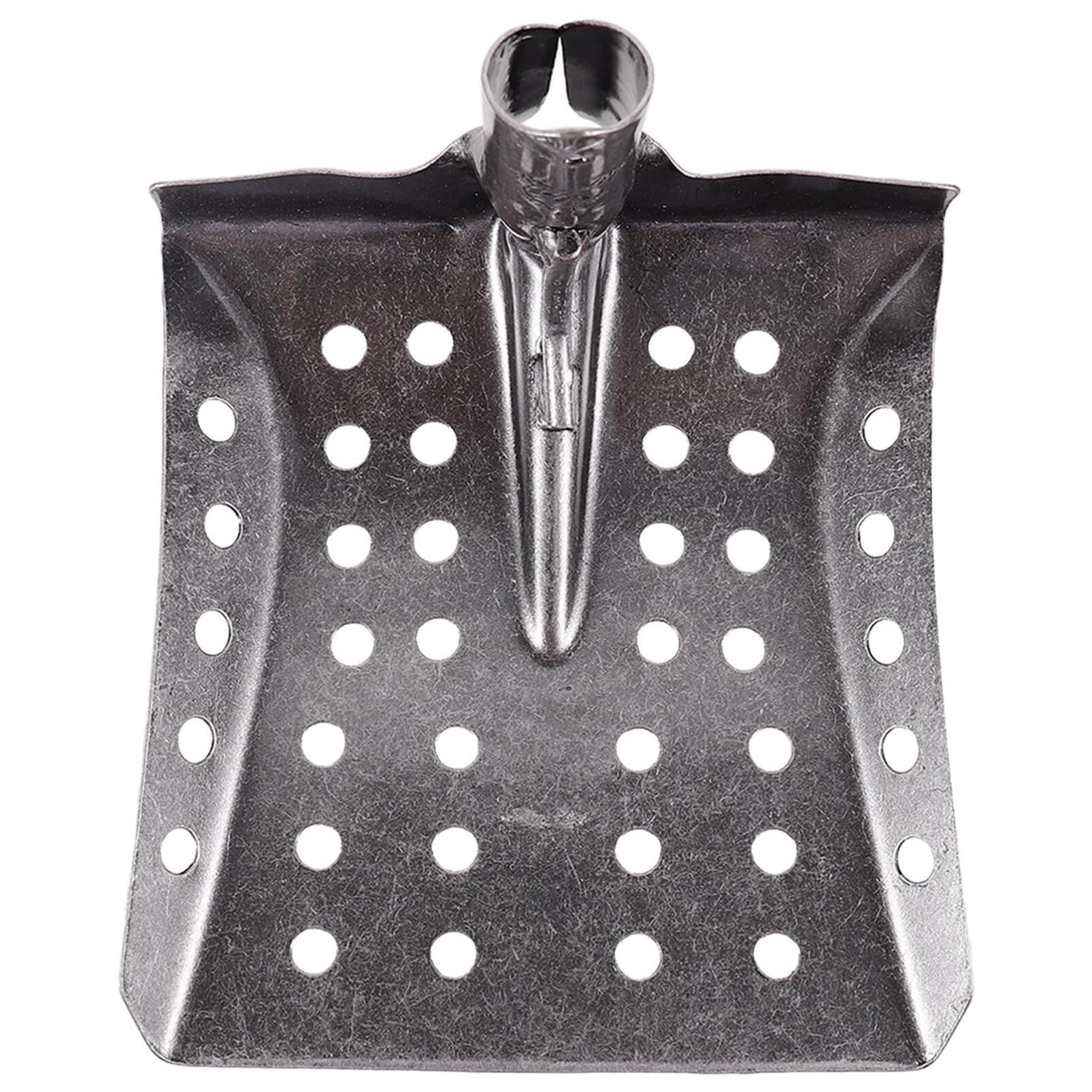 Homoyoyo Garden Shovel Mud Sifting Shovel Metal Drain Shovel Sand Digger Scoop Heavy Duty Coal Shovel Treasure Hunting Shovel for Drain Shovel