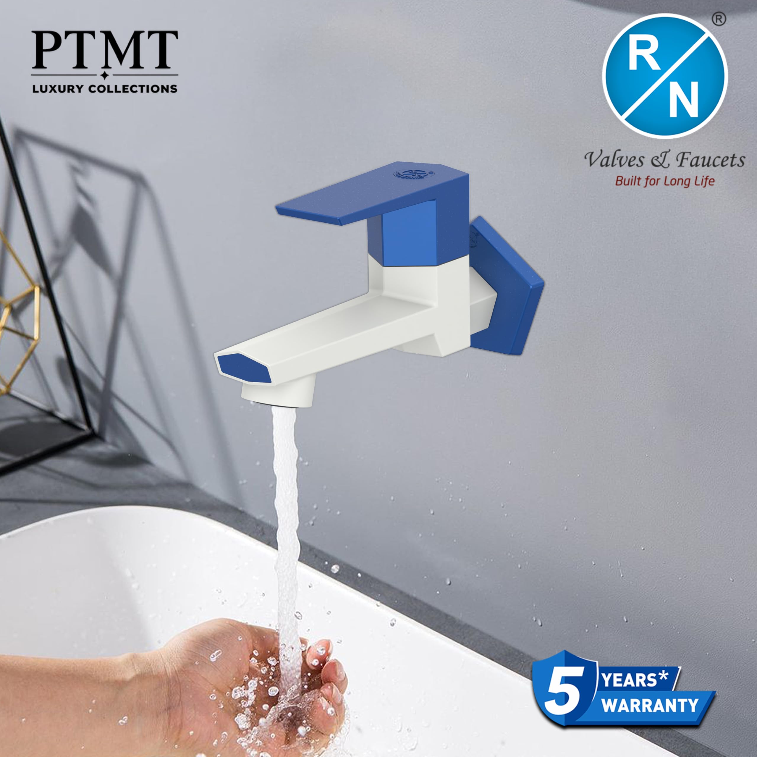 RN PTMT Bib Cock - Luxury Bathroom Faucet -3