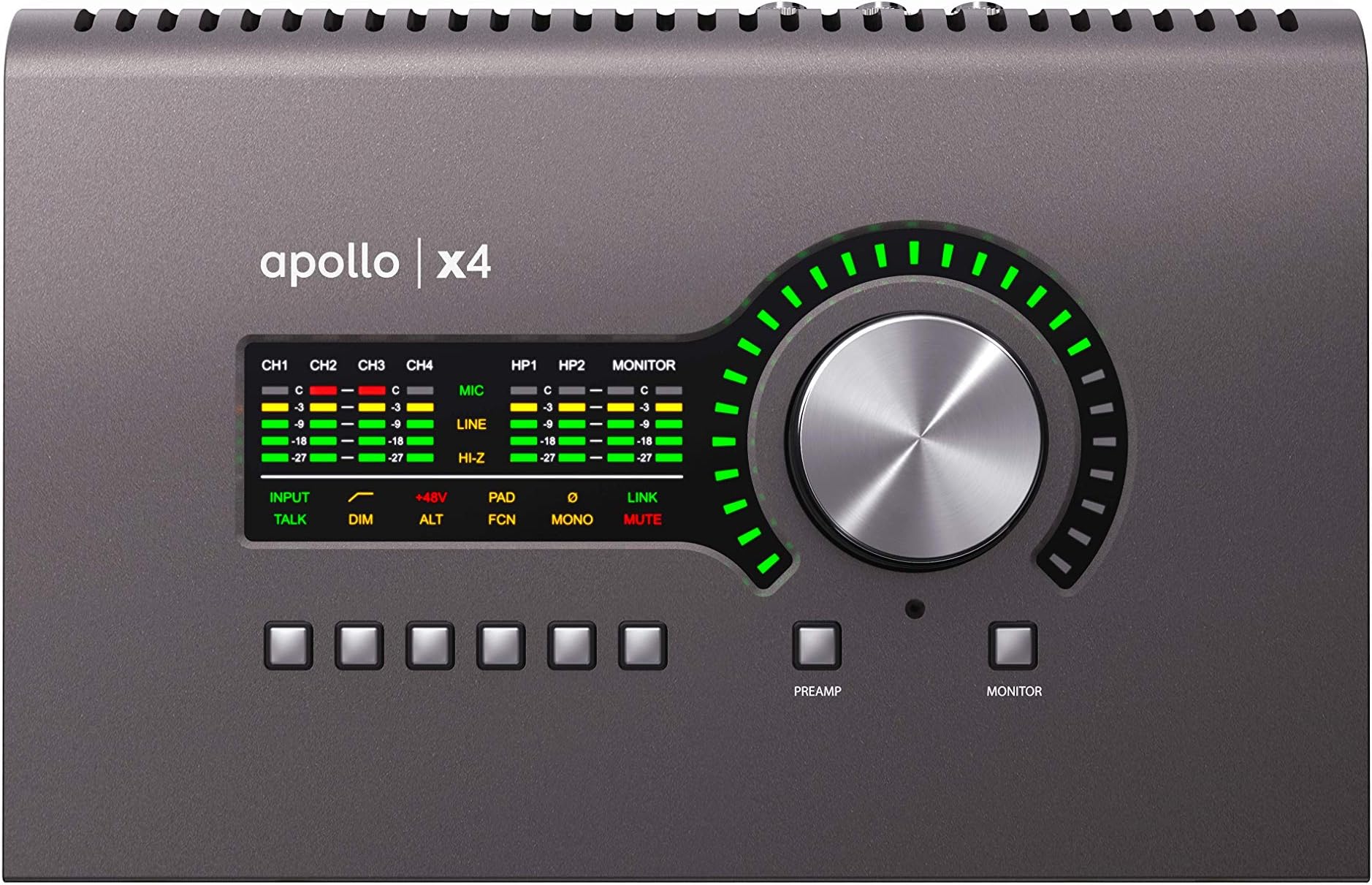 Universal Audio Apollo X4 Thunderbolt 3 Audio Interface, (APX4)