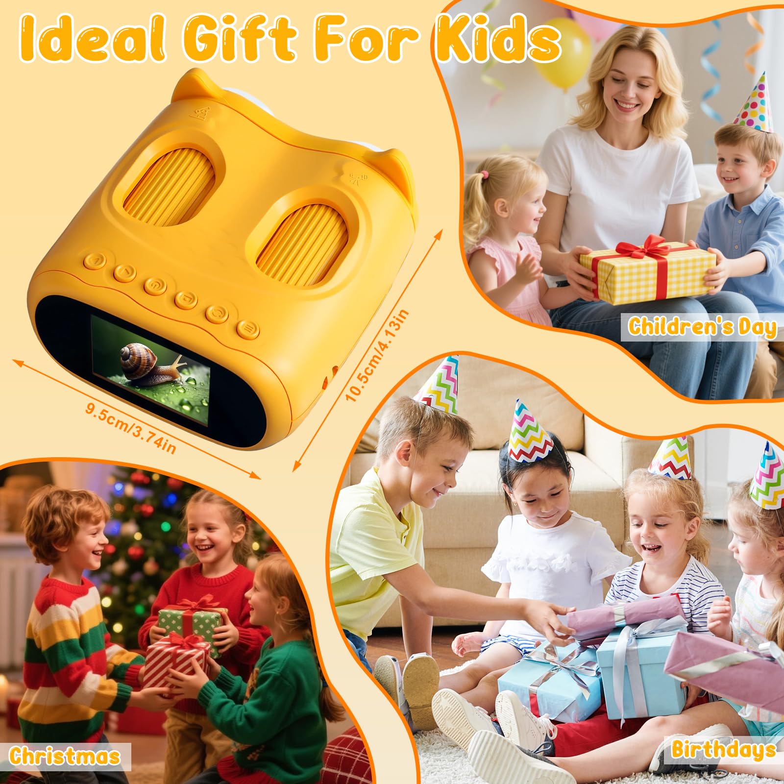 Yuning Microscopio Digital para Niños, 1000X 4K Microscopio y Telescopio 2 en 1, Mini microscopios Digitales Portátiles con 2.0" Pantalla y 8 Luces LED, microscopio de Bolsillo para Niños Regalo Edu