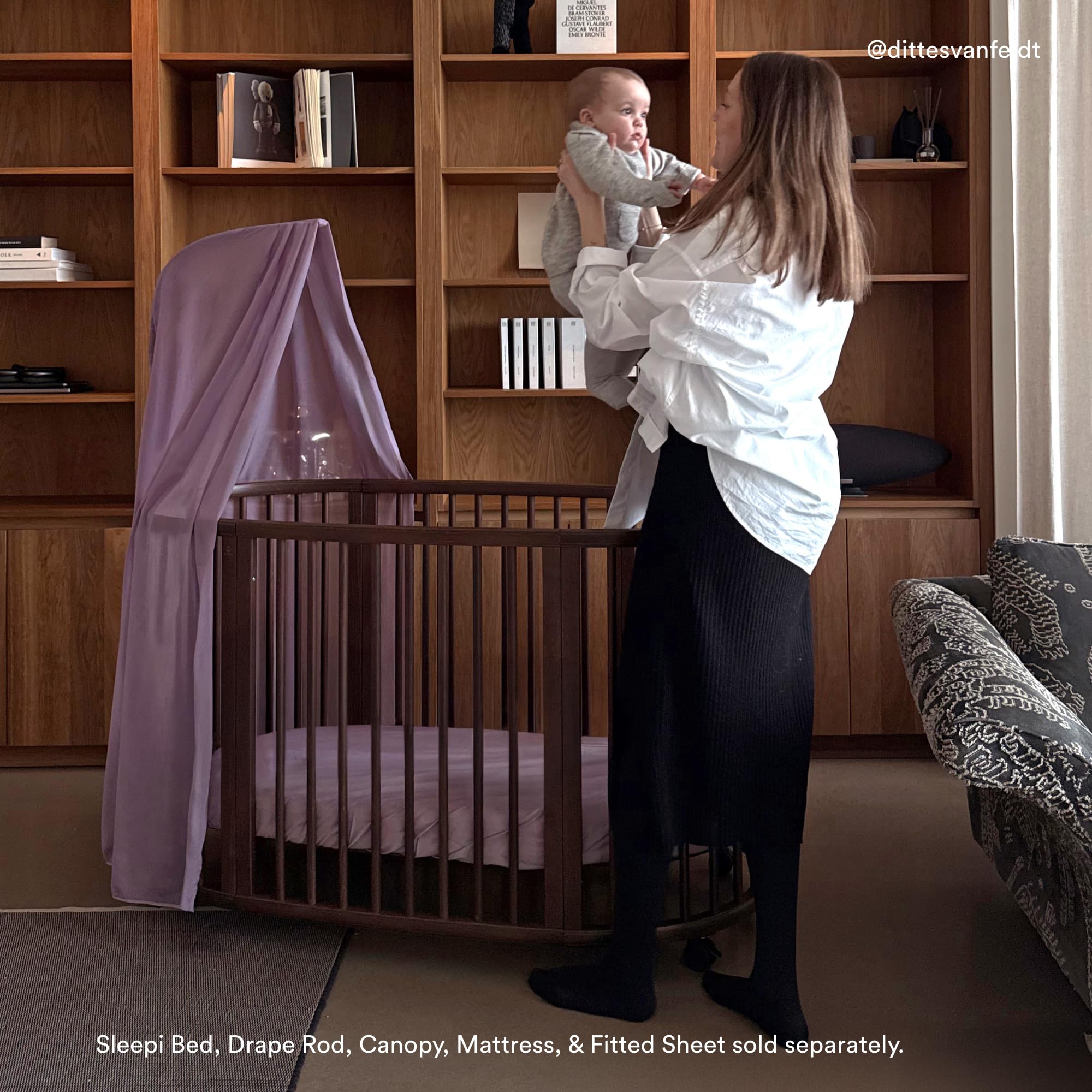 Amazon.com : Stokke Sleepi Bed Extension V3, Warm Brown - Convert