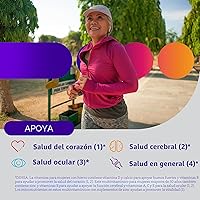 Vista 3 de Centrum Silver - Multivitamínico para mujeres 50 Plus, suplemento multivitamínico/multimineral con vitamina D3, vitaminas B, ingredientes sin OMG