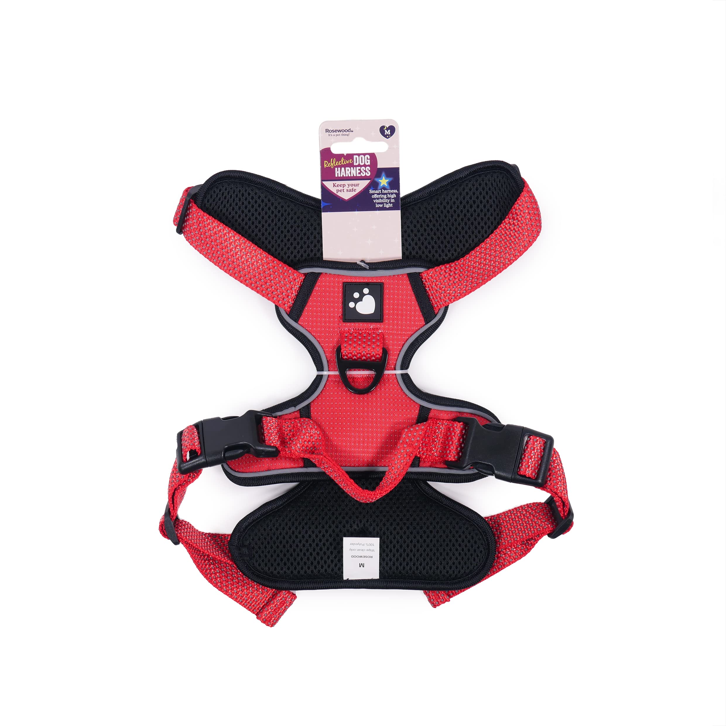 Rosewood Reflective Dog Harness
