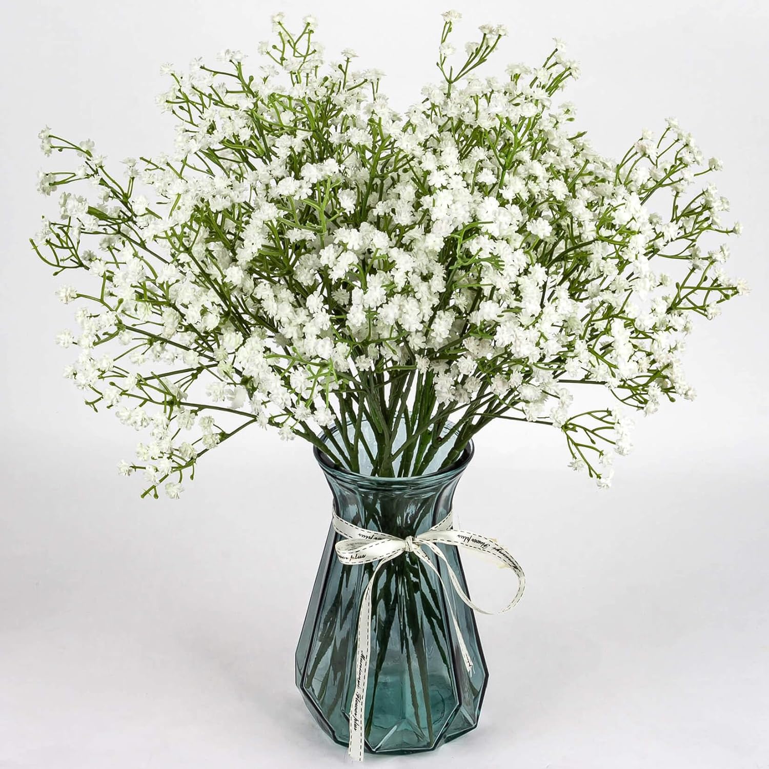 6 Baby Breath Artificial Flowers Bulk MAQIAHN Faux White