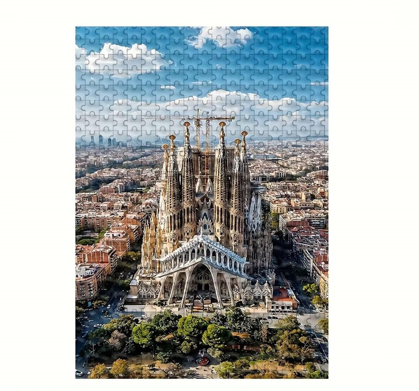 2000 Teile Puzzle Für Erwachsene,Stadtburg-Landschaft DIY-Puzzle,Kreative Unterhaltung, Spaß, Klassisches Puzzles Familienspiele