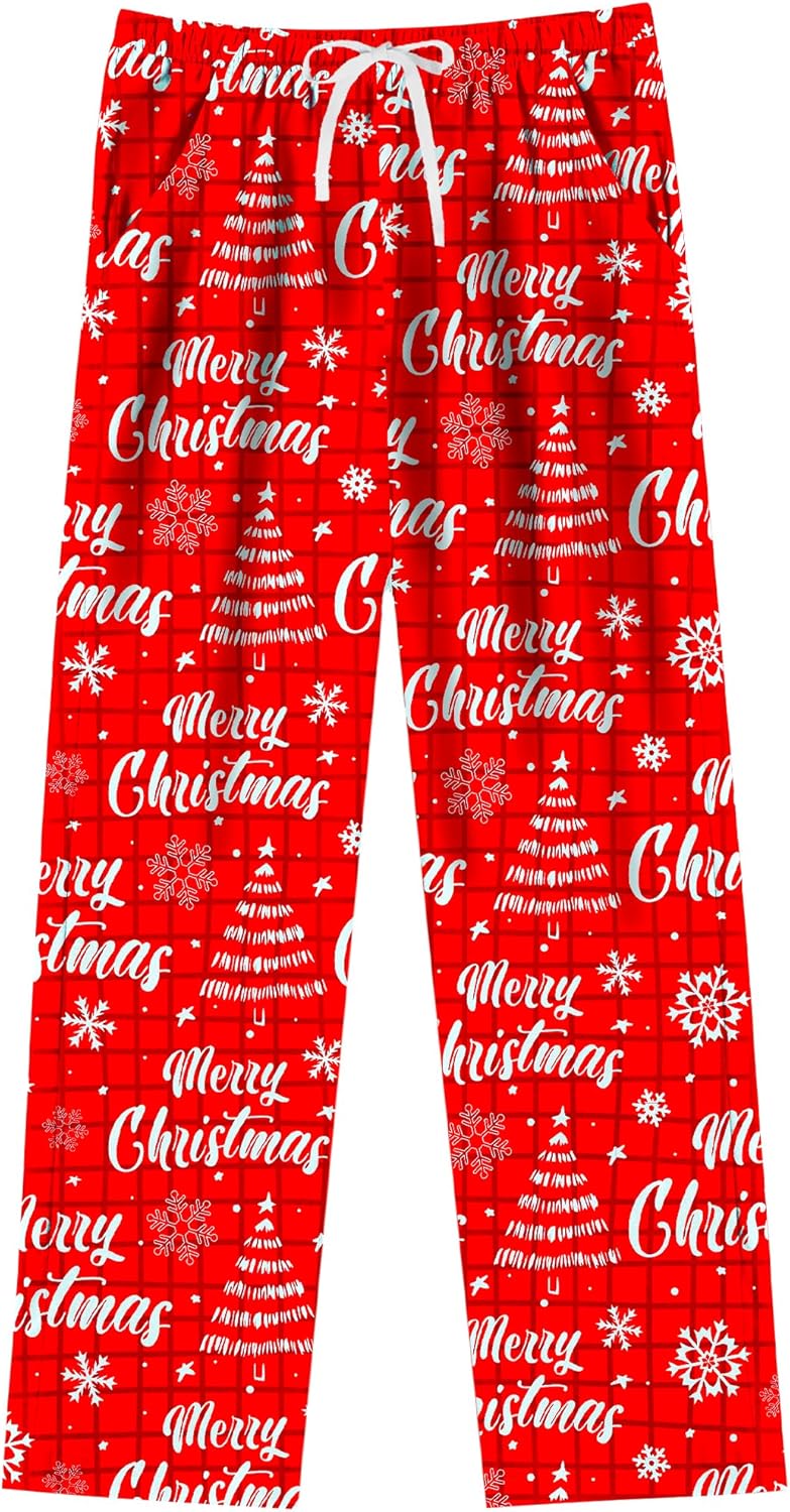 Pajama Pants Women Soft Comfy Casual Long Pj Bottoms Cute Blue Star Lounge Sleep Pants with Pockets & Drawstring - Image 6