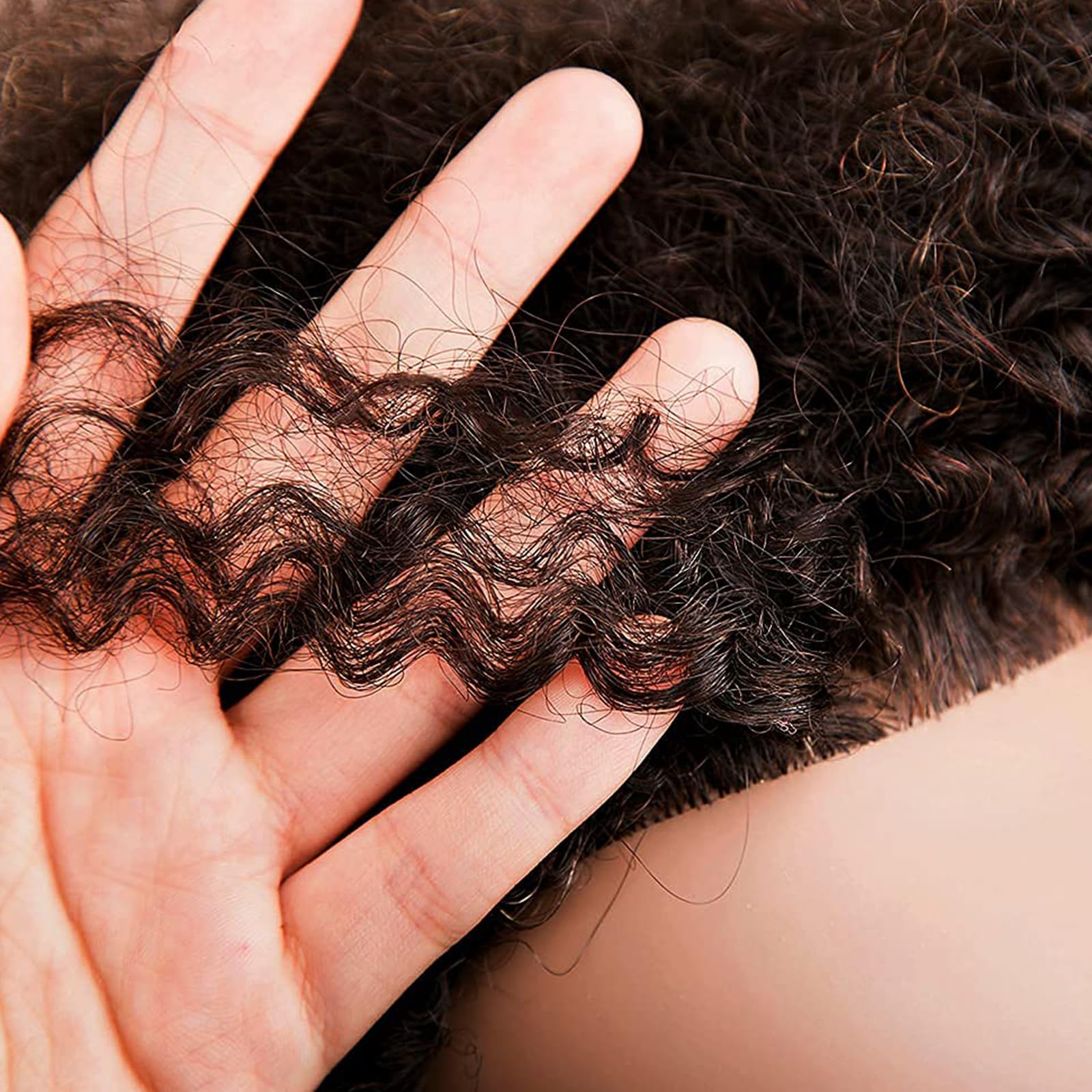 Afro Curly Mannequin Head with 100% Human Hair Curly Hair Friseur Hair