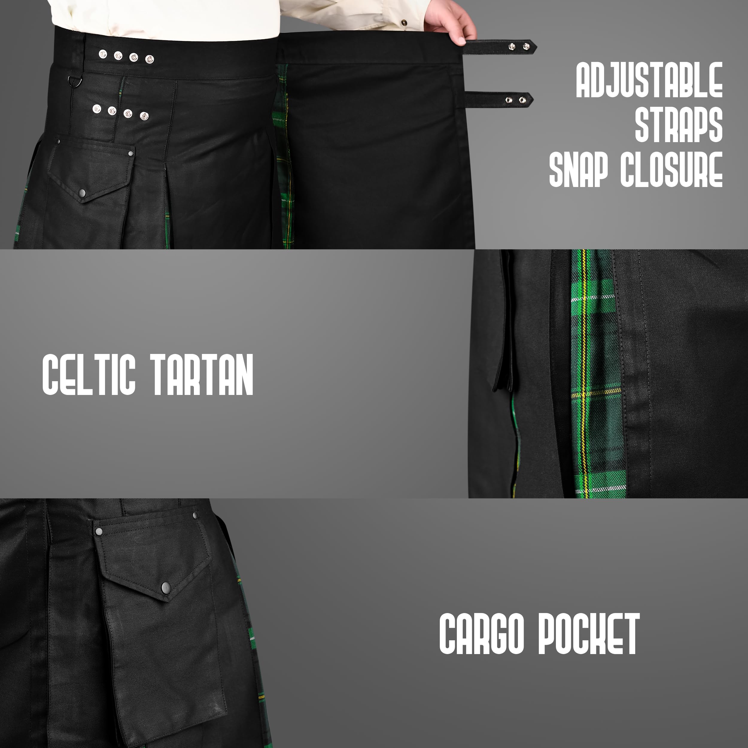 Hybrid Kilt Jupe Kilt Homme