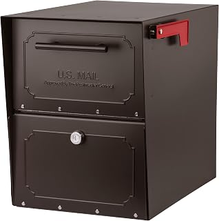 Architectural Mailboxes 620020RZ TriBolt High Security Parcel Mailbox, C3, Rubbed Bronze