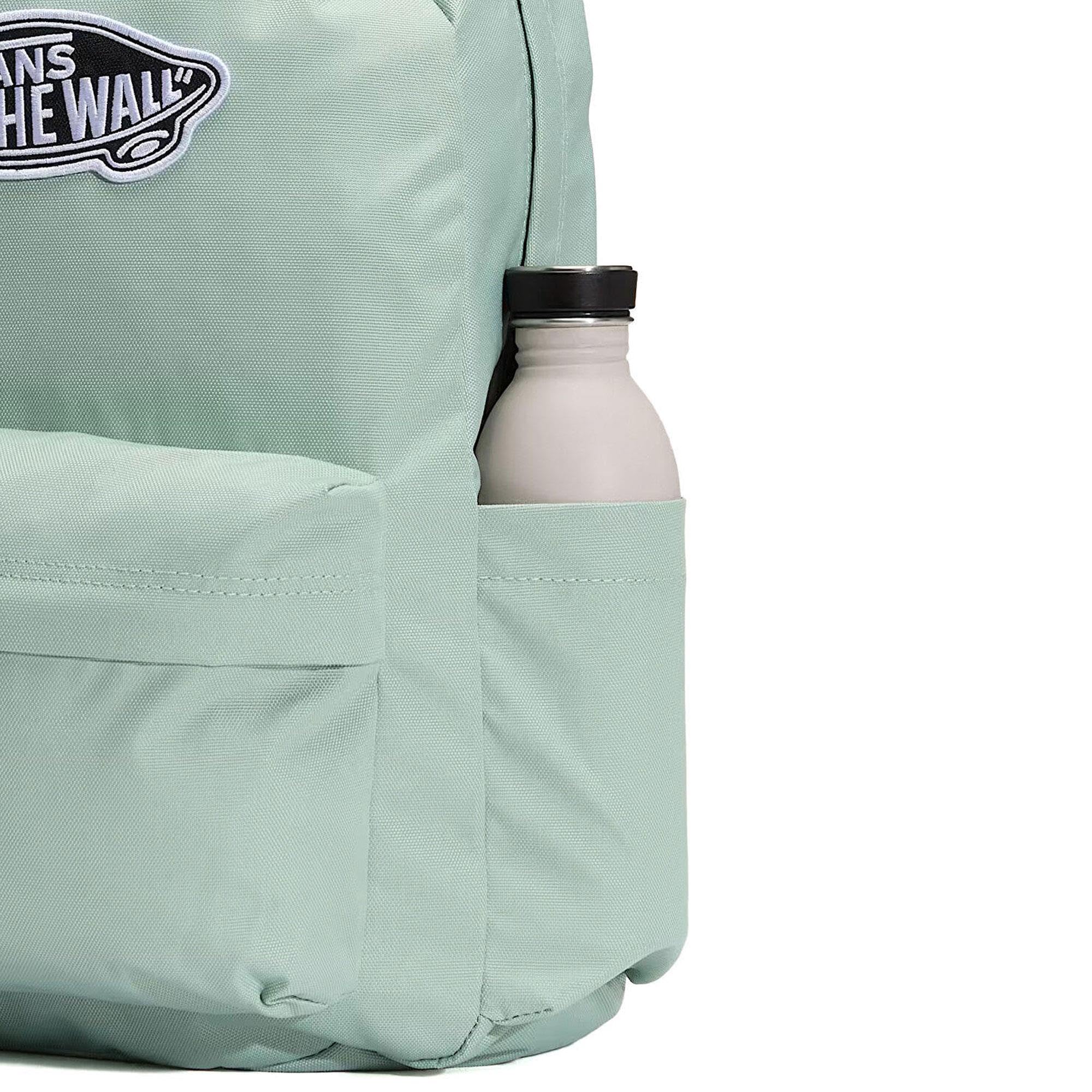 Vans Zaino Realm Classic, Verde Menta, Logo Off The Wall