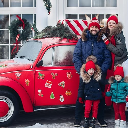 Miniatura 5 de 12 imanes gruesos de pintura de diamante de Navidad para refrigerador, gran forma de taladro completo, imanes para nevera, manualidades,