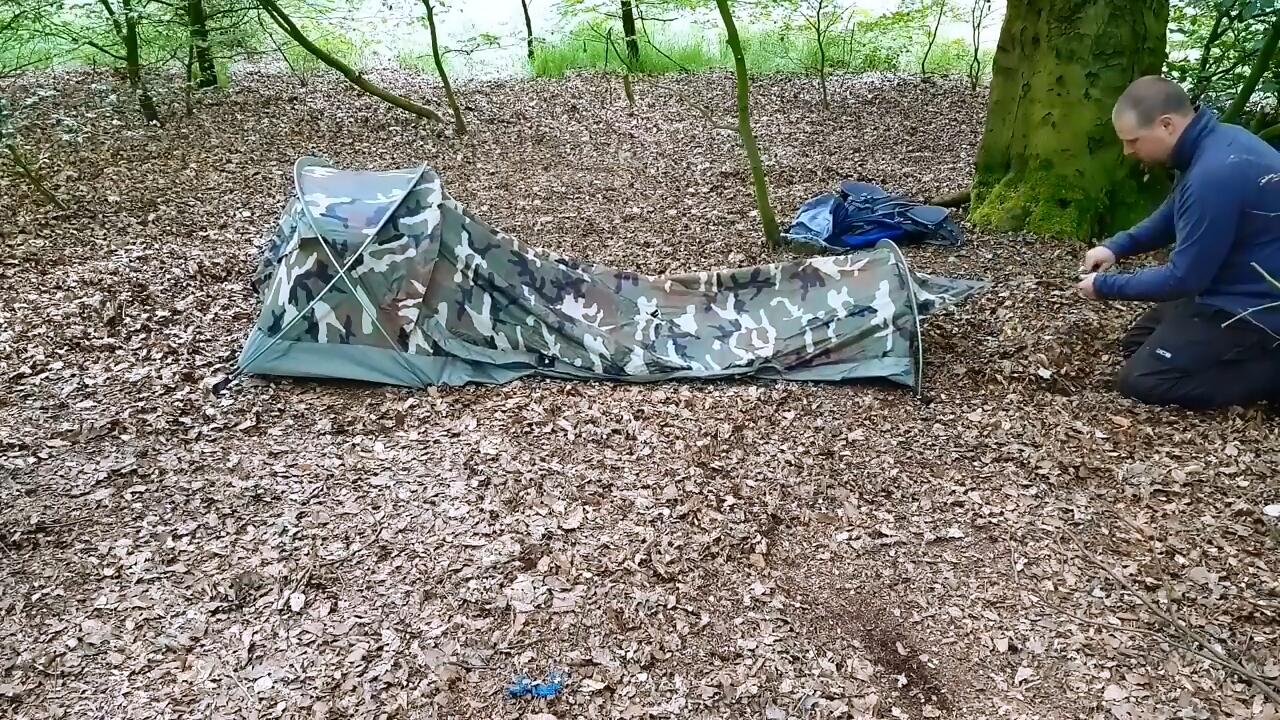 GEERTOP Ultralight Bivy Tent, 1 Person Backpacking Tent for Camping