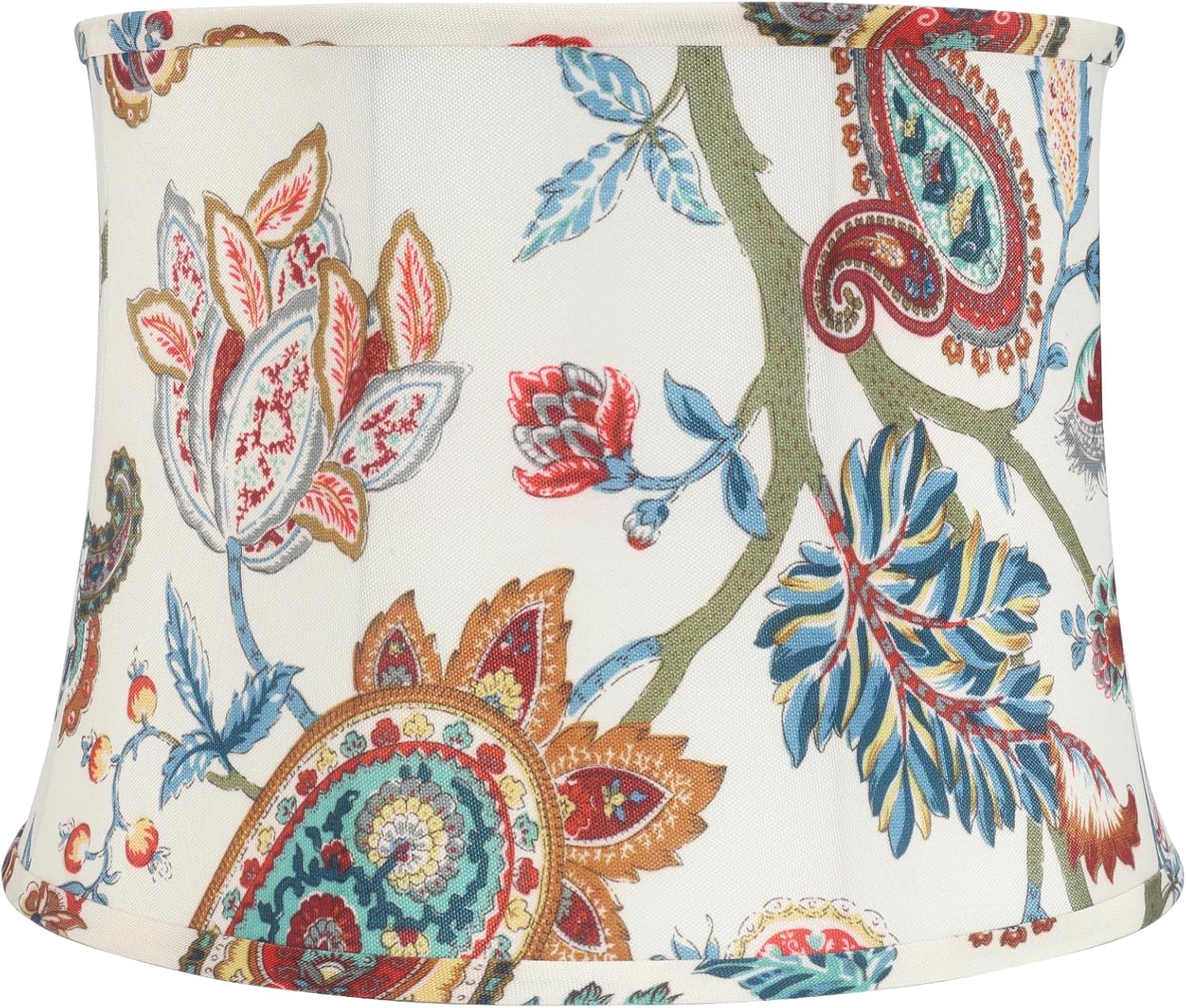 Lamp shades Set of 2, Drum Lamp shades 11" Top x 13" Bottom x 10" High,Medium Lampshades,Natural Linen Lamp Shades for Table Lamp & Floor Lamp - Lampshades Replacement (Beige)