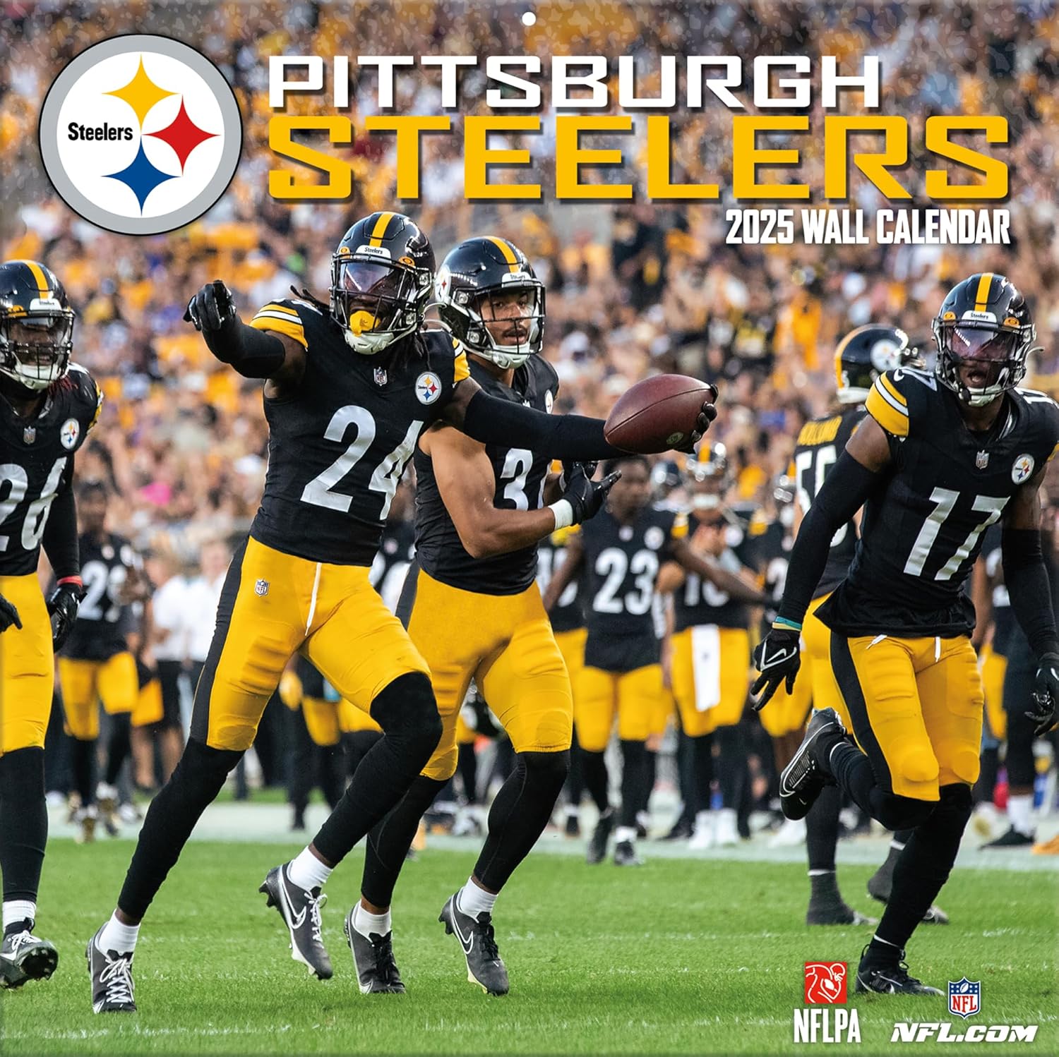 Pittsburgh Steelers 2025 12x12 Team Wall Calendar SL1500 