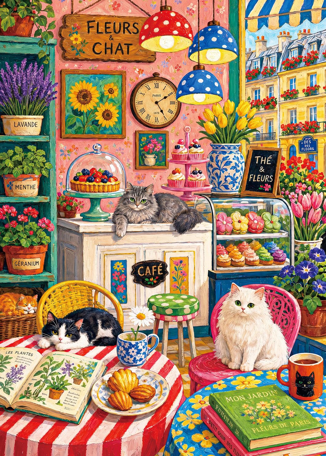 Puzzles 1000 Pieces for Adults-Warm & Quiet Bookstore — image 1