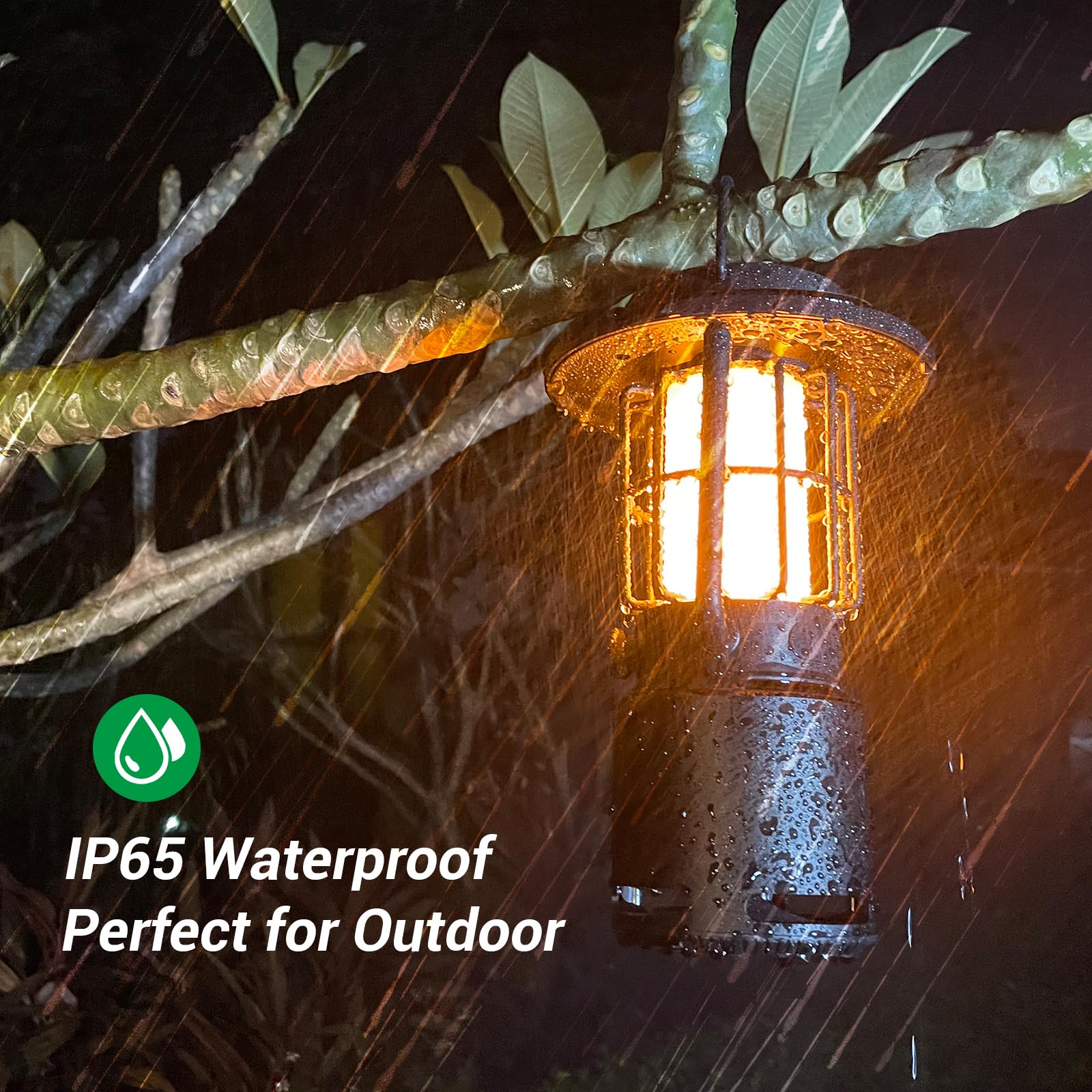 Altoparlante Bluetooth per uso esterno, altoparlante wireless impermeabile IP65 con 3 modalità di illuminazione, illuminazione da campeggio all'aperto, altoparlante portatile regalo per emergenze uomo