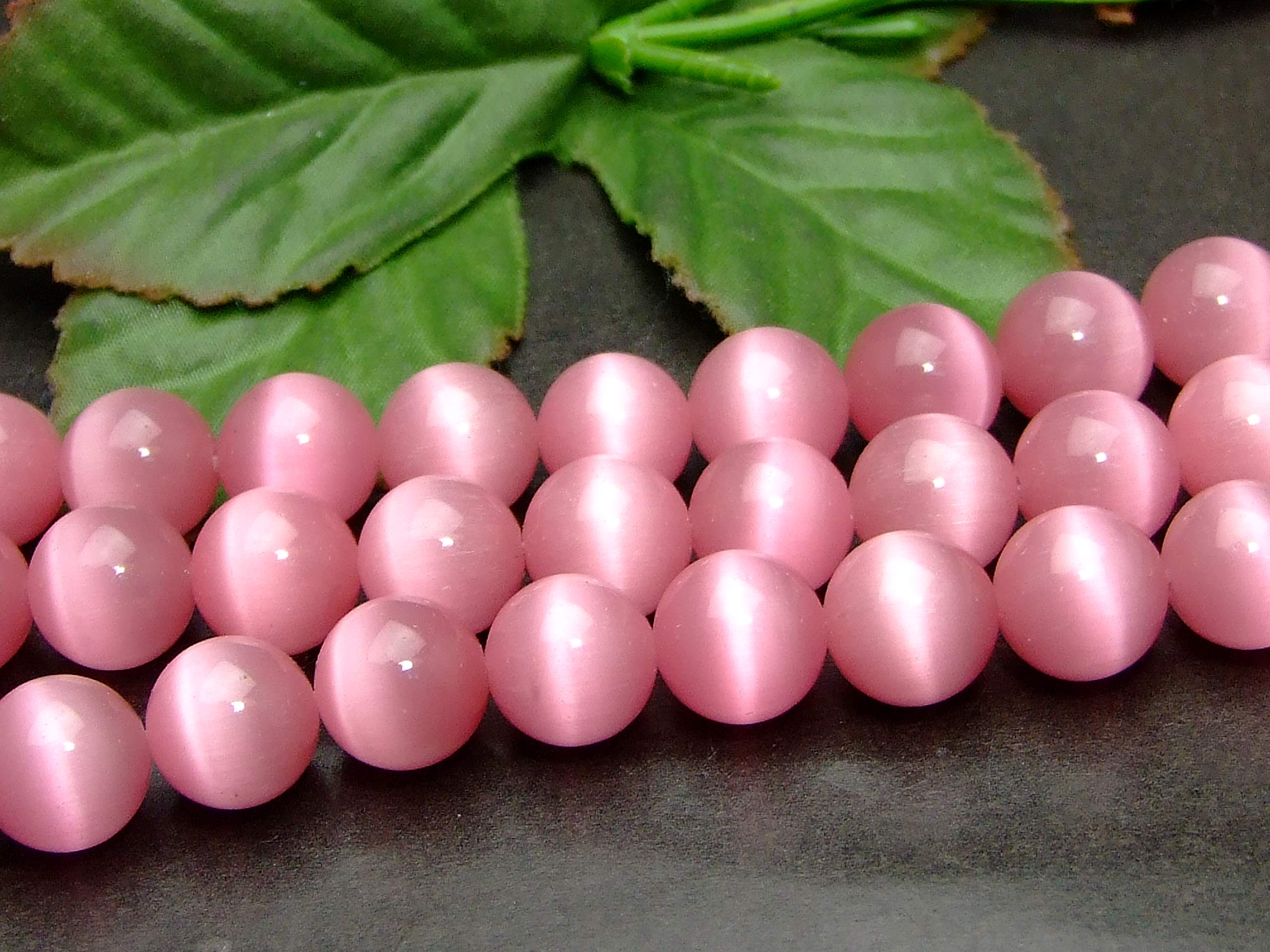 Amazon | 【hinryo】 AAA 12mm キャッツアイ 猫目石 一連 通し針、解説 