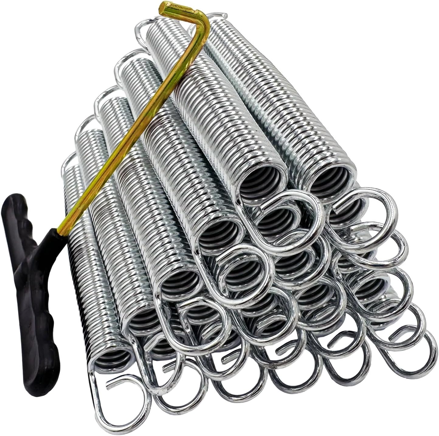 ZhenT Skywalker, JumpKing, Upperbounce, Skybound Trampoline Springs Stainless Steel Replacement Parts Kit with Spring Tool - Weather-Resistant Accessories - 20 Pack