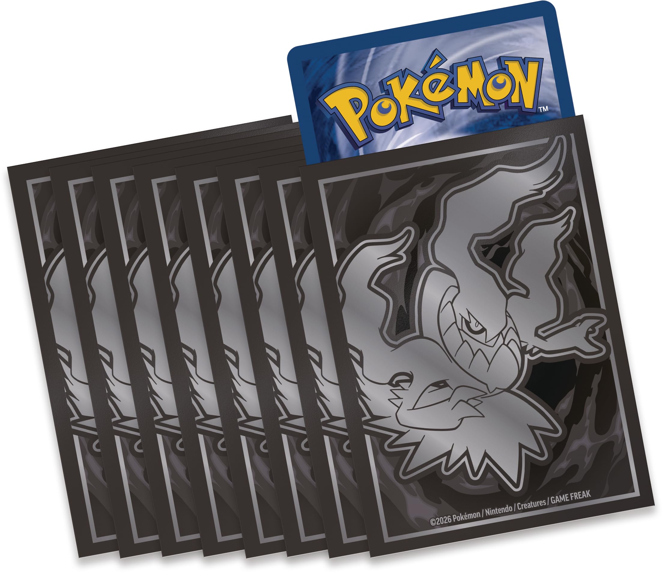 Pokémon: Caja de Entrenador Élite de Megaevolución-Oscuridad Absoluta (1 Carta de promoción con ilustración expandida, 9 Sobres de Mejora y Accesorios prémium)
