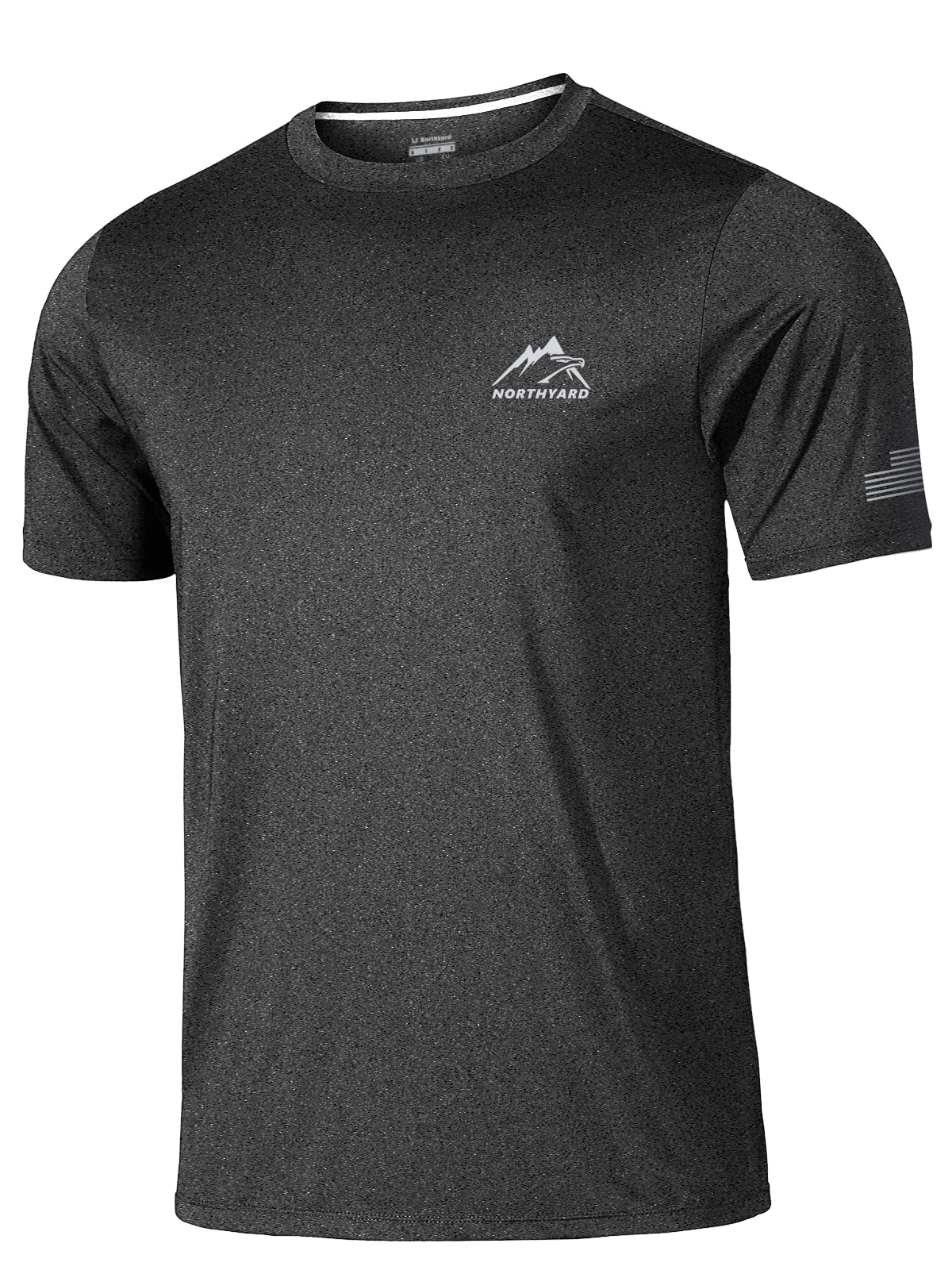 Men's Workout Running Shirts Quick Dry Short Sleeve Gym Athletic