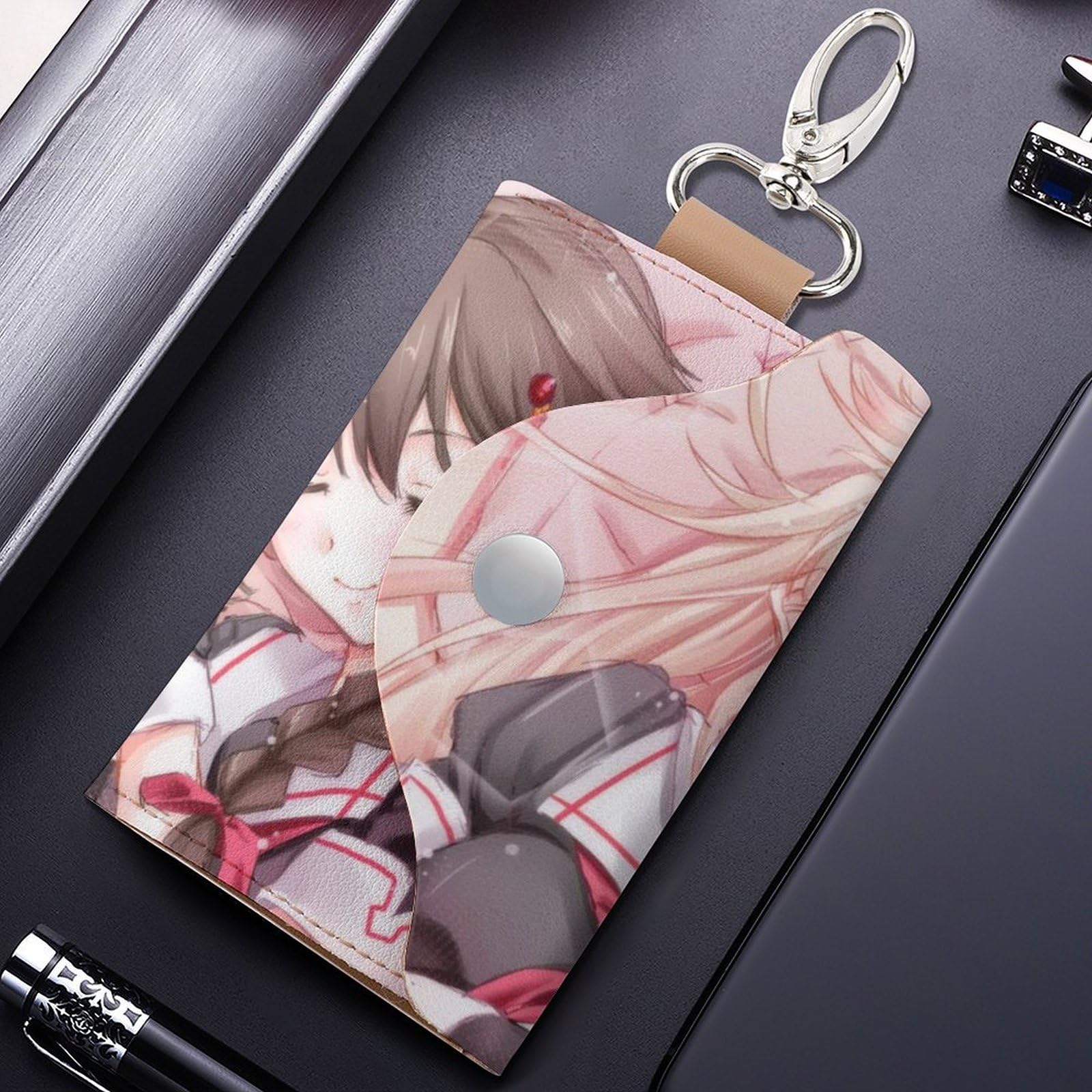 Amazon.co.jp: 艦これ 夕立&時雨 キーケーススマートキー対応 本革 6連