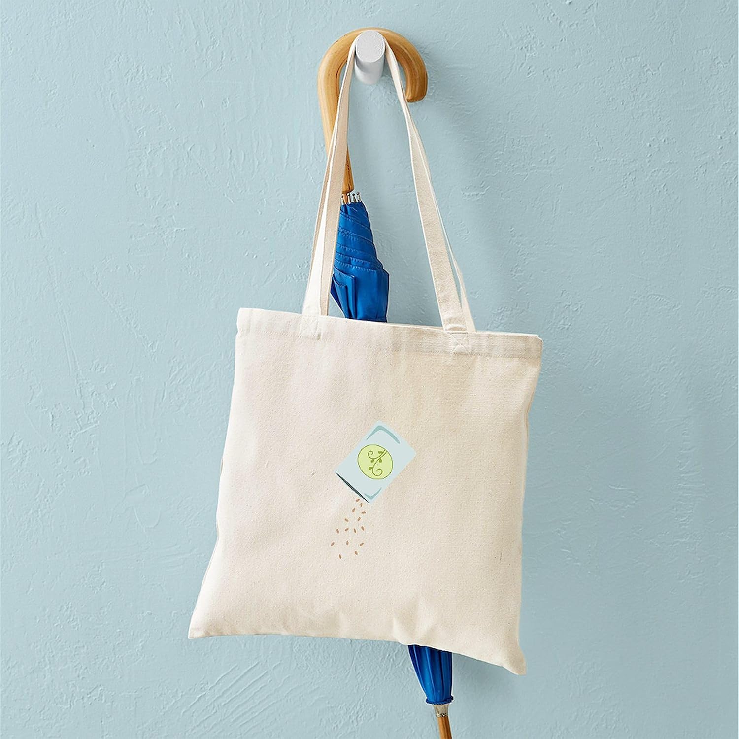 CafePress Seed Pouch Tote Bag Reusable Natural Beige Canvas Shopping Bag