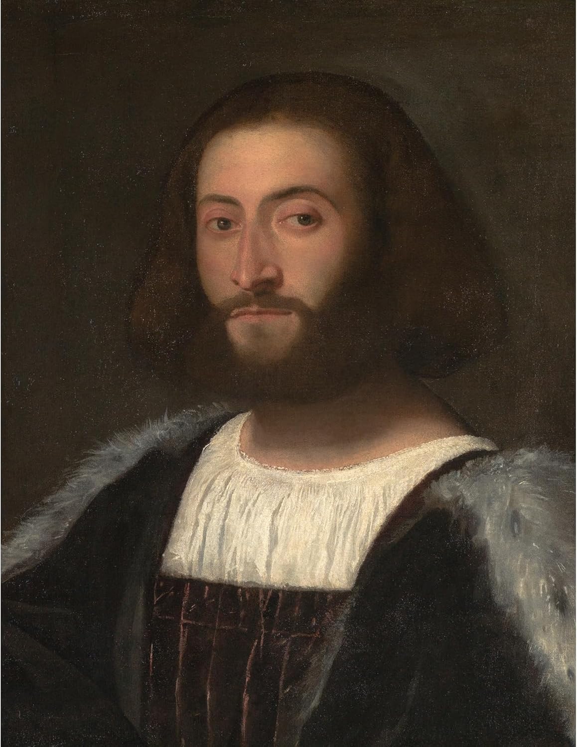 ArtDirect Portrait of a Man (1508-1510) Unframed Art Print Giclee Poster by Titian - Ready for Framing with Customization Sizes 8x10, 11x14, 15x20, 24x31, 36x47 and 46x60 inches