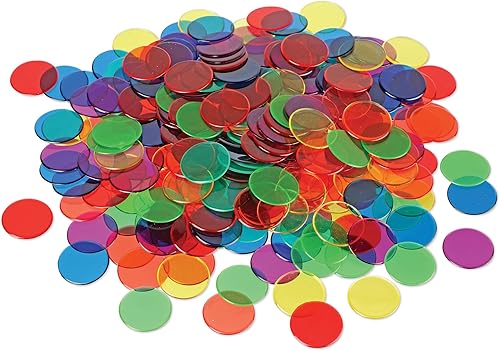 Miniatura 1 de Fichas para contar de color transparente de Learning Resources