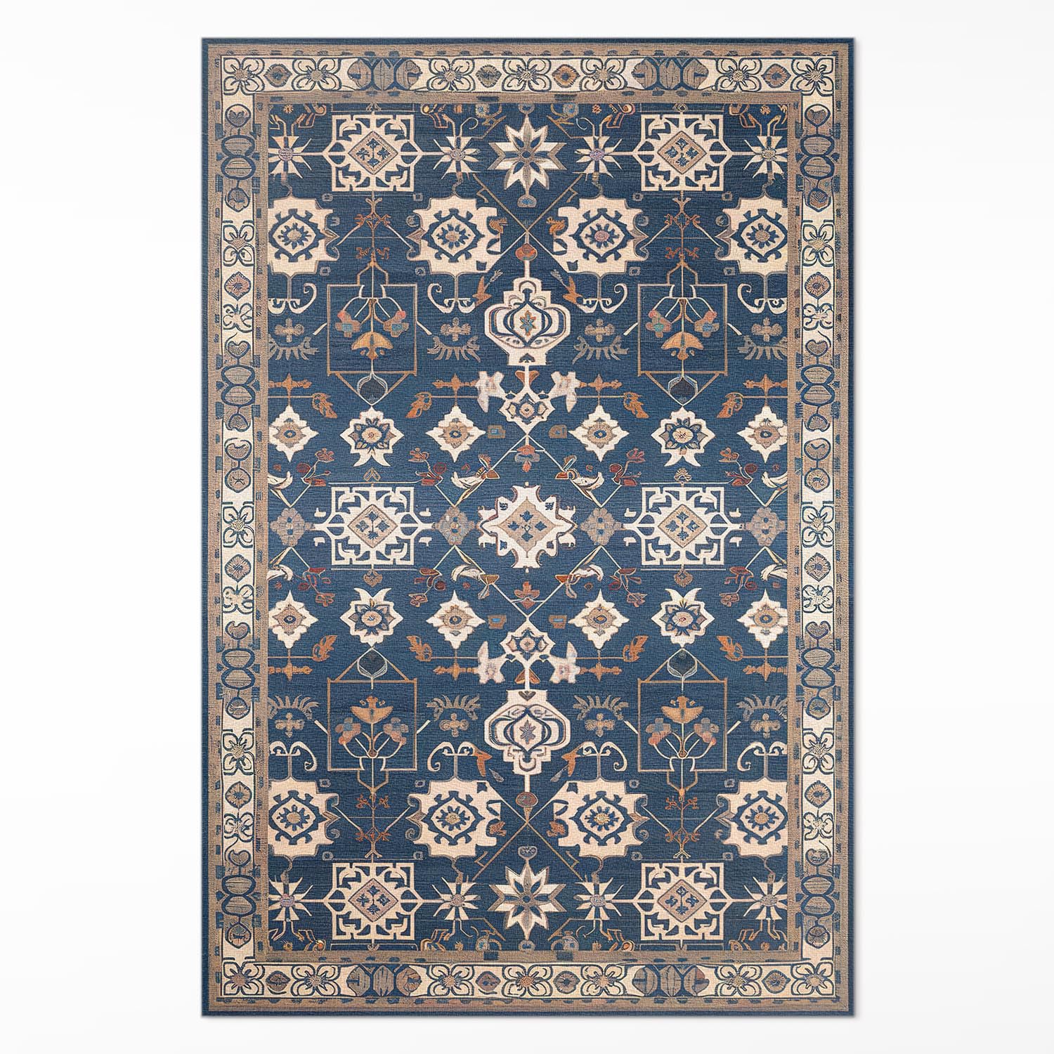 Tapis en vinyle rectangulaire maison deco motif ornement turc