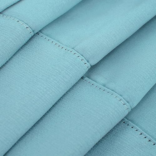 Miniatura 9 de Panel de cortina térmica, oscurecedora con ojales Deconovo, con impresión de diseño marmoleado en relieve para el salón