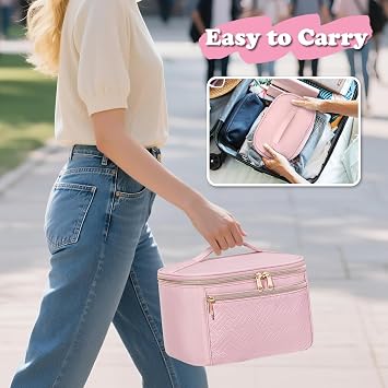 Fasrom Marker Organizer Case, Travel Marker Storage Bag Holds 120 Markers