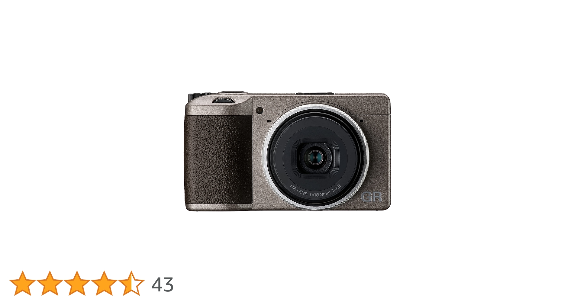 Ricoh GR III Diary Edition, corpo cinza quente metálico com