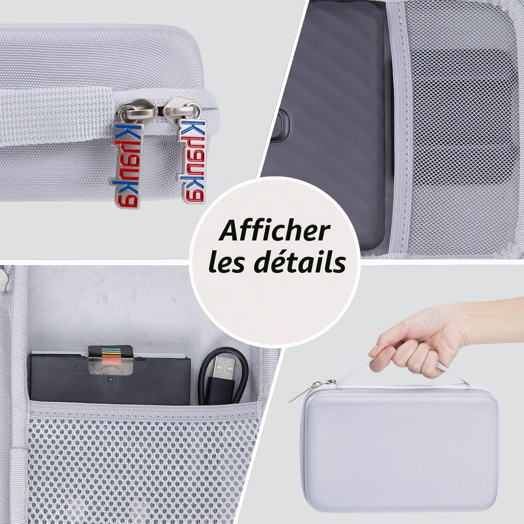 Khanka Étui Rigide pour Fujifilm Instax Link Wide Imprimante Photo | Compatible avec Fujifilm Instax Link Wide Imprimante Photo;Étui Rigide de Rangement,Housse and Album Photo