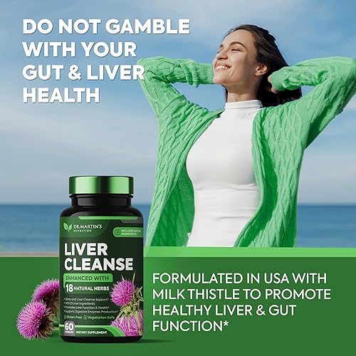 Miniatura 6 de Suplemento de fórmula de desintoxicación y reparación de limpieza hepática | Para mejorar la salud del hígado y el intestino | Aumenta la energía |