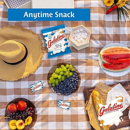 Vista 5 de Sperlari Bolsas de caramelo de leche Galatine, tabletas italianas envueltas individualmente (original, 4.4 onzas (paquete de 1))